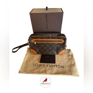 Classic Louis Vuitton Monogram Wristlet — Vintage 1988 (TH 884)
